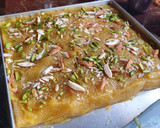 A picture of step 8 of Mohanthal.