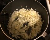 A picture of step 2 of Chicken Enchiladas.