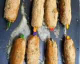 A picture of step 6 of Vegetable Seek Kebab.