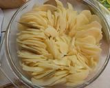 A picture of step 1 of Domino potatoes with a twist.