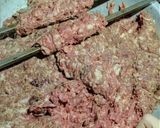 A picture of step 1 of Dhaga kabab.