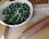 A picture of step 4 of Lettuce and Green Olive Calzone from Puglia.