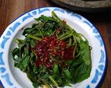 Foto langkah ke 4 dari resep Rujak Kangkung.