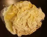 【愛在家裡麵x好勁道】麻油雙蛋麵線煎的食譜步驟6照片