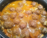 Foto del paso 5 de la receta: Albóndigas con champiñones y zanahorias en Monsieur Cuisine
