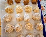 Almáspite-golyó: egyszerűen, sütés nélkül készül 🍏🍎🍏 recept fázis 4 fotója