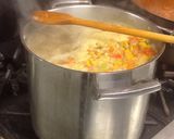 A picture of step 4 of PepperPot soup.