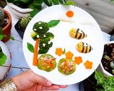 Hình bước làm 4 của món Tôm hấp bí ngòi hàn