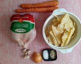 Foto langkah ke 1 dari resep Sup Ayam Kembang Tahu.