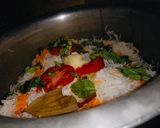 A picture of step 3 of Chicken Biryani.