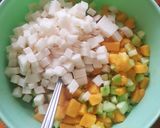 Foto del paso 2 de la receta: Pico de gallo de mango, pepino y jícama