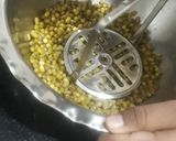 A picture of step 1 of Green Moong Oats Tikki.