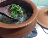 A picture of step 11 of Banana Spinach sambhar.