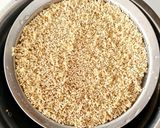 Foto del paso 1 de la receta Quiche de espinacas y queso feta en base crujiente de quinoa