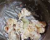 A picture of step 2 of Twice cooked potatoes.
