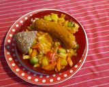 A picture of step 8 of Colourfull spicy winterveg.