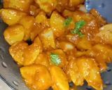 A picture of step 5 of Khattay alu.