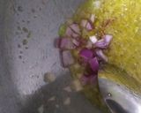 A picture of step 2 of Cabbage With Peas.