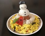A picture of step 7 of Coconut milk rice.