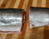 Foto del paso 3 de la receta: Trucha con jamón ibérico en airfryer