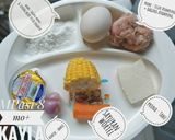 Foto langkah ke 1 dari resep MPasi 8mo+ Nasi Tim Kentang+wortel, telur yampung kukus.