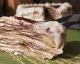 Une image de l'étape 11 de 49• 🍰 Gâteau-Crêpe Tiramisu 🍫.