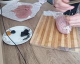 Foto del paso 2 de la receta: Pechuga de pavo rellena de chorizo criollo
