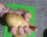 Foto del paso 1 de la receta: Tortilla de papas sin huevo (vegana) 🌱🥔