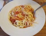 Foto del paso 13 de la receta: Espagueti con salsa y antipasti Mediterráneo especial