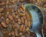 A picture of step 4 of Rajma Rice with reddish.