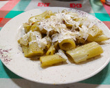 Foto del paso 2 de la receta: Macarrones de borraja con aceite, queso y pimienta