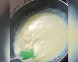 A picture of step 3 of Besan Doodh.