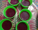 Foto langkah ke 3 dari resep Puding Buah Naga Mekar.