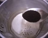 A picture of step 1 of Doodh patti chai.