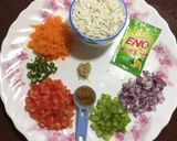 A picture of step 1 of Poha Toast.