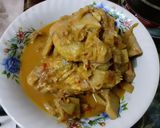 Foto langkah ke 6 dari resep Gulai Nangka Ayam.