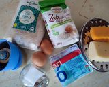 Túrós, zabpehelylisztes, zabpelyhes sajtos "pogácsa" GM recept fázis 1 fotója