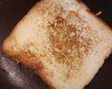 A picture of step 3 of Melting cheese sandwich.