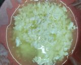 A picture of step 1 of Sponge Rasgulla.