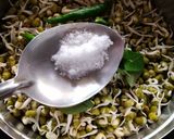A picture of step 3 of Sprouted Moong Chilla.