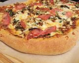 Tönkölylisztből készült pizza recept fázis 2 fotója