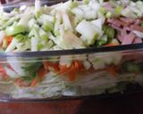 A picture of step 1 of Lettuce and Carrot Salad.