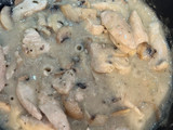 Pavo cremoso de champiñones con papitas a la mantequilla apto APLV AAM