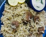 A picture of step 6 of Spicy Beef pulao.