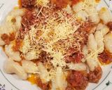 Foto del paso 3 de la receta: Ñoquis de papa con bolognesa y crema