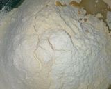 A picture of step 3 of Naan khatai my signature recipe.