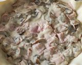 Une image de l'étape 6 de Croustade jambon champignons.