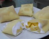 Hình bước làm 8 của món Bánh Crepe xoài