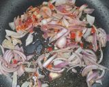 A picture of step 2 of Quick And Easy vegetables fried rice.