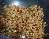 A picture of step 5 of Veg of Soya Granuals.